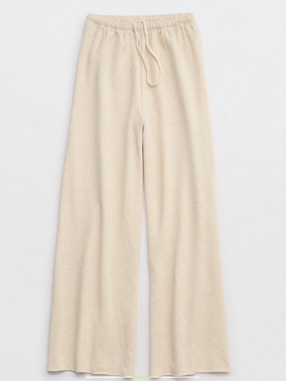 OFFLINE by Aerie OTT Fleece Super Wide Leg Pant - Heather Frost NWT
